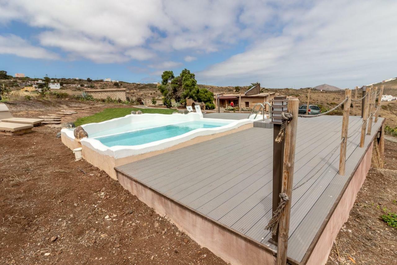 Vila Flatguest Charming House + Pool + Terrace + Views Santa Maria de Guia de Gran Canaria Exteriér fotografie