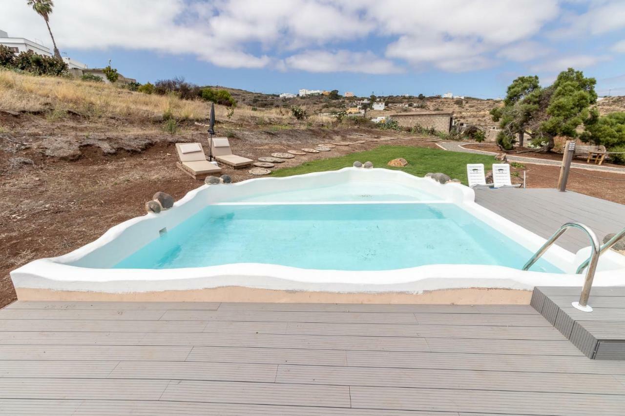 Vila Flatguest Charming House + Pool + Terrace + Views Santa Maria de Guia de Gran Canaria Exteriér fotografie